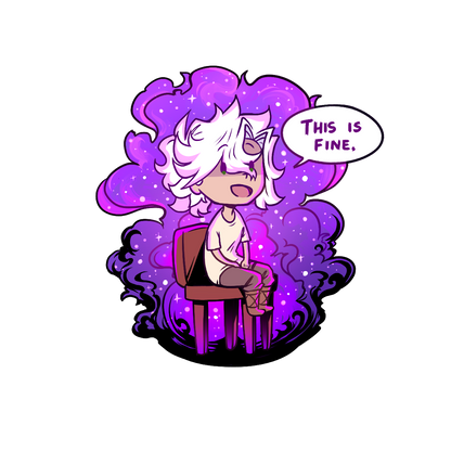 Tabb "This is Fine" - Sticker