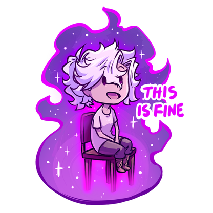 Tabb "This is Fine" - Sticker