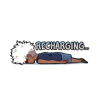 Malik "Recharging" - Sticker
