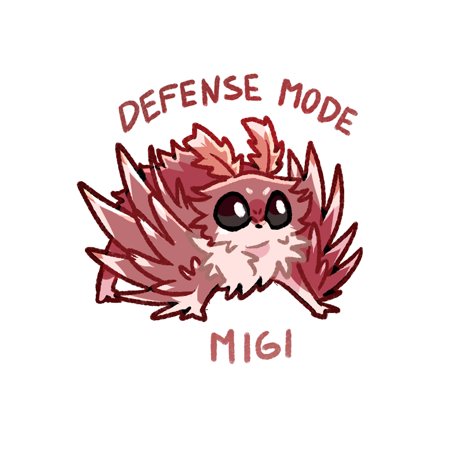 Migi "Defense Mode" - Sticker