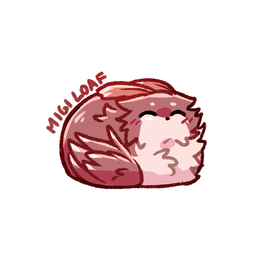 Migi "Loaf" - Sticker